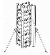 Купить Опалубка колонн на универсальных щитах