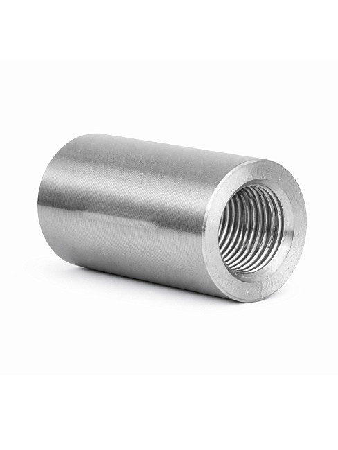 Муфта с цилиндрической резьбой для стыковки арматуры 20 мм фото 2