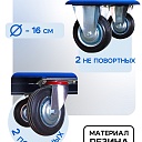 Платформенная тележка Промышленник 1200х700 ПБ-7.12 160 мм с трубчатыми бортами фото 4