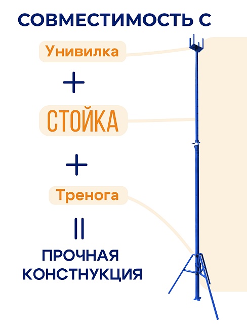 Стойка телескопическая для опалубки  Промышленник 3.1 м фото 8
