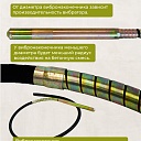 Гибкий вал с вибронаконечником  TeaM 3 м / 51 мм фото 7