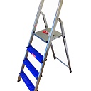 Алюминиевая комбинированная стремянка TeaM 1x4 фото 1